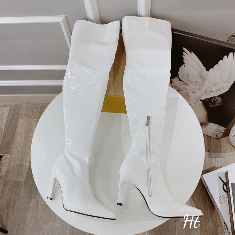 ❤️ Boots đùi bóng siêu xịn, gót nhọn 9cm. Hàng quảng châu full box