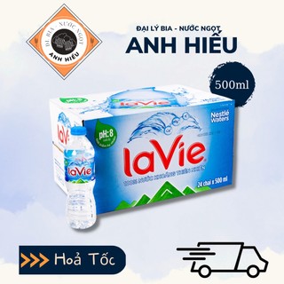 Thùng 24 chai - nước suối lavie 500ml