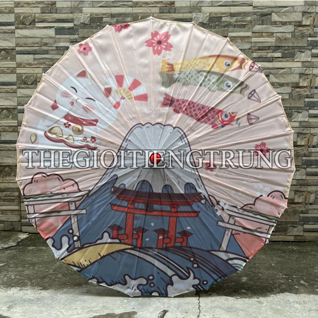 (ORDER) Ô giấy cổ trang cosplay Nhật Bản chụp ảnh in họa tiết đẹp phong cách trung hoa trang trí nhiều mẫu