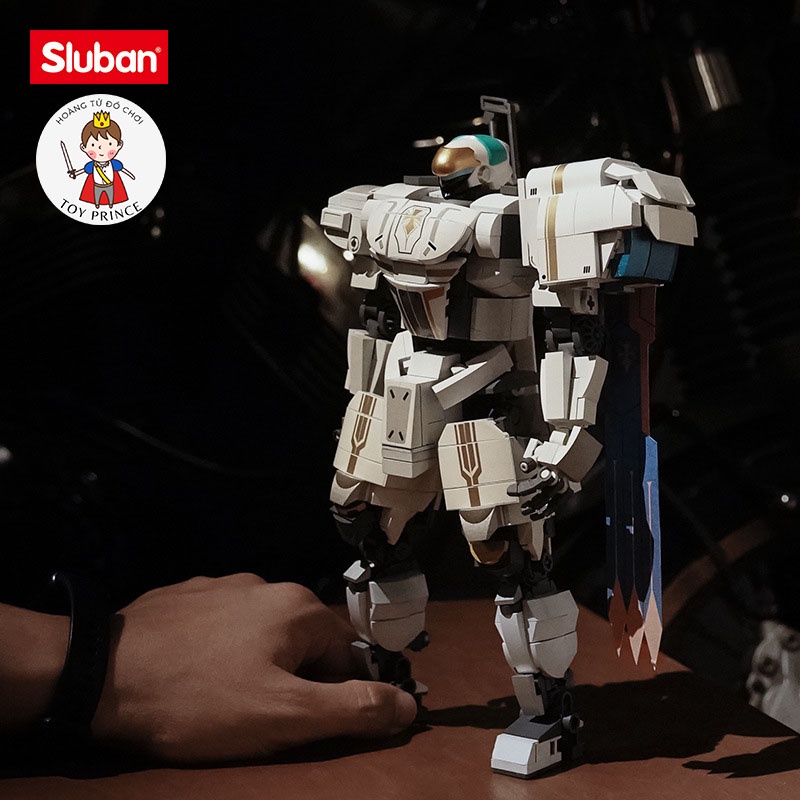 ĐỒ CHƠI LẮP RÁP PHÁT TRIỂN TRÍ TUỆ MÔ HÌNH NHÂN VẬT ARTHUR CỦA ROM TRONG GAME SUPER MECHA CHAMPIONS BANG BANG B1115