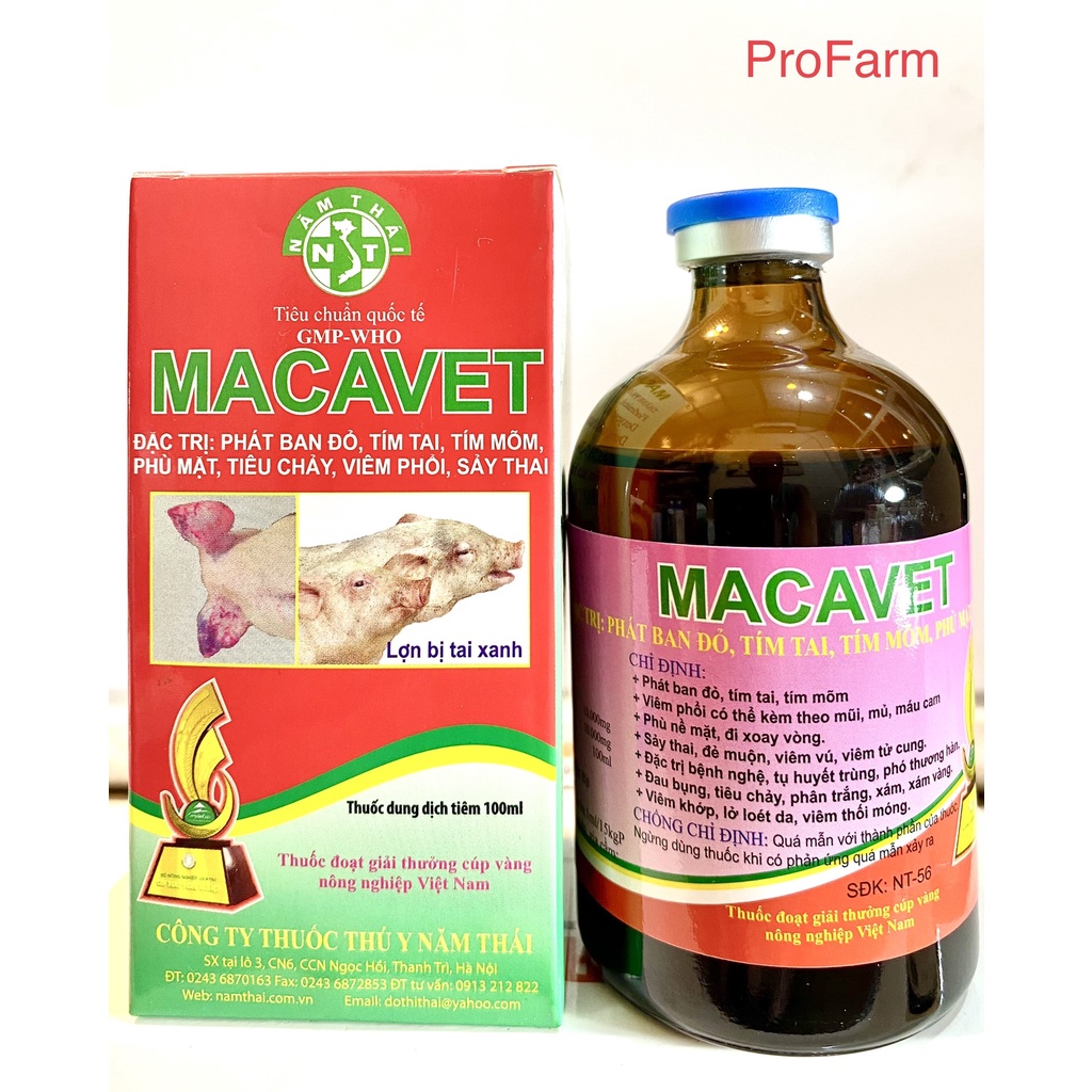 Macavet (20ml-100ml) sản phẩm chính hãng của công ty Nam Thái