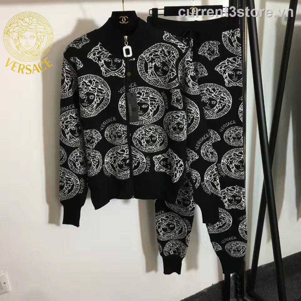 Suit Versace! Bộ Quần Áo Thời Trang Bằng Cotton Nguyên Chất