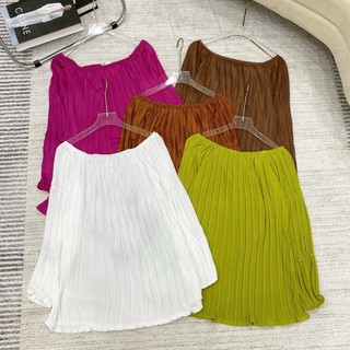 Áo lụa trễ vai dập ly _ Hàng loại 1