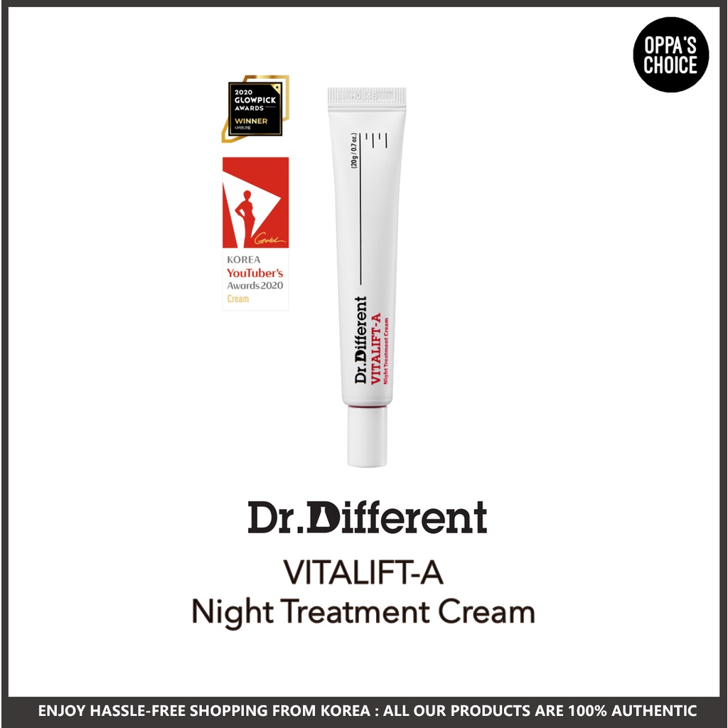 [Chống lão hóa kem] Dr.different VITALIFT-A Night Treatment Cream 20g