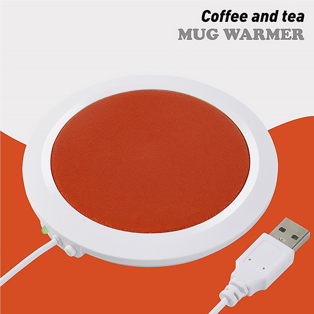 bình giữ nhiệt Pu Đế Hâm Nóng Cốc Cà Phê / Trà Để Bàn Bằng Điện Cổng USB Cách Nhiệt