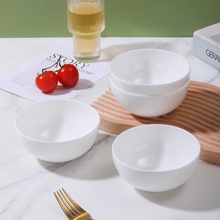 Chén bát ăn cơm bằng gốm sứ trắng cao cấp,1 cái chén sứ màu trắng trơn, gốm sứ cao cấp giá rẻ
