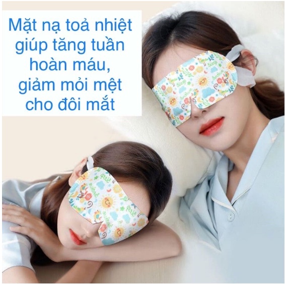 1 Miếng mặt nạ chườm mắt nóng xông hơi thư giãn giảm mỏi cho mắt 🍀Clovershop68🍀 | BigBuy360 - bigbuy360.vn