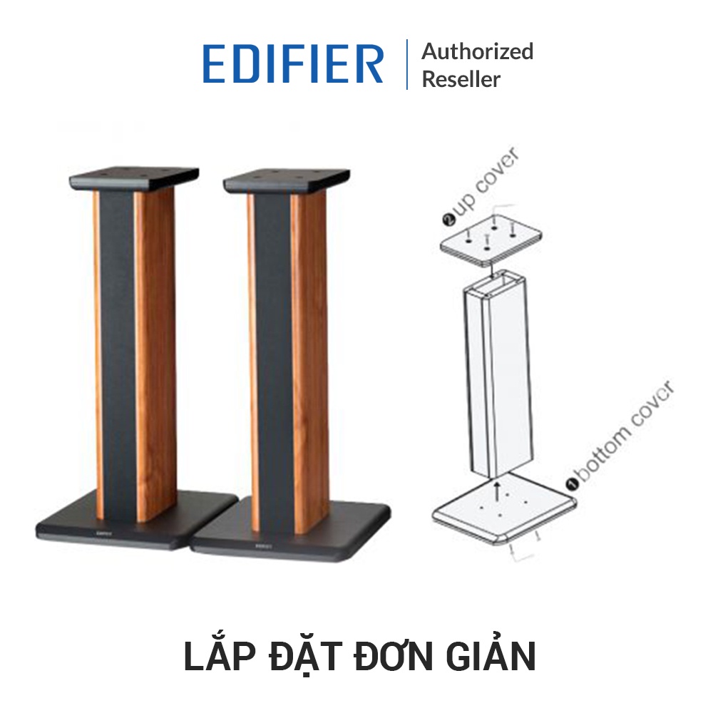 Chân loa EDIFIER SS02 - Thiết kế cực đẹp - Gỗ MDF cứng cáp chắc chắn - Tăng trải nghiệm nghe - Hàng chính hãng MAI THU