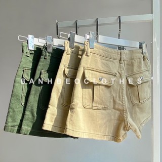 Quần short túi đắp lớn - banhbeo - ms.q0199