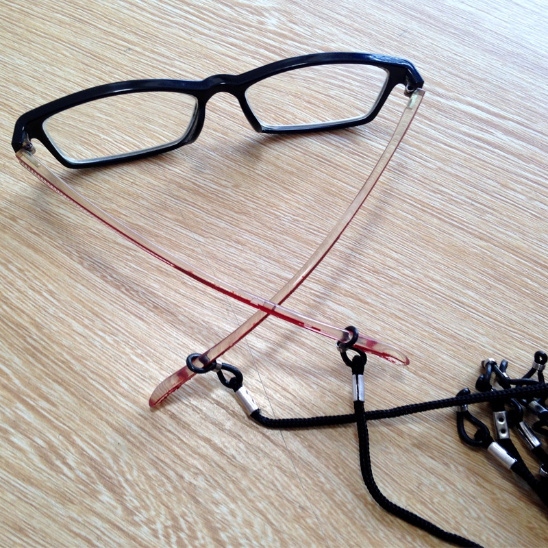 Set 12 Dây Đeo Mắt Kính Màu Đen