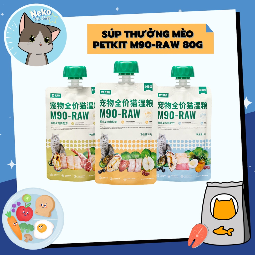 SÚP THƯỞNG PETKIT M90-RAW DÀNH CHO MÈO