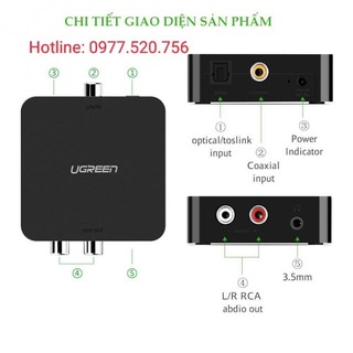 Bộ chuyển đổi quang + Coaxial Ugreen 30523 ( có ảnh thật )