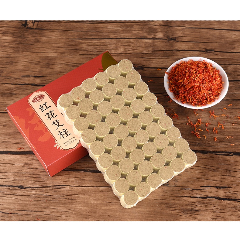 Điếu Ngải Đoạn Hộp 54 Viên - Ngải Hoa Nghệ Tây Cao Cấp (Dùng Kèm Tinh Dầu, Massage, Spa, Xông Hơi, Xoa Bóp,..)