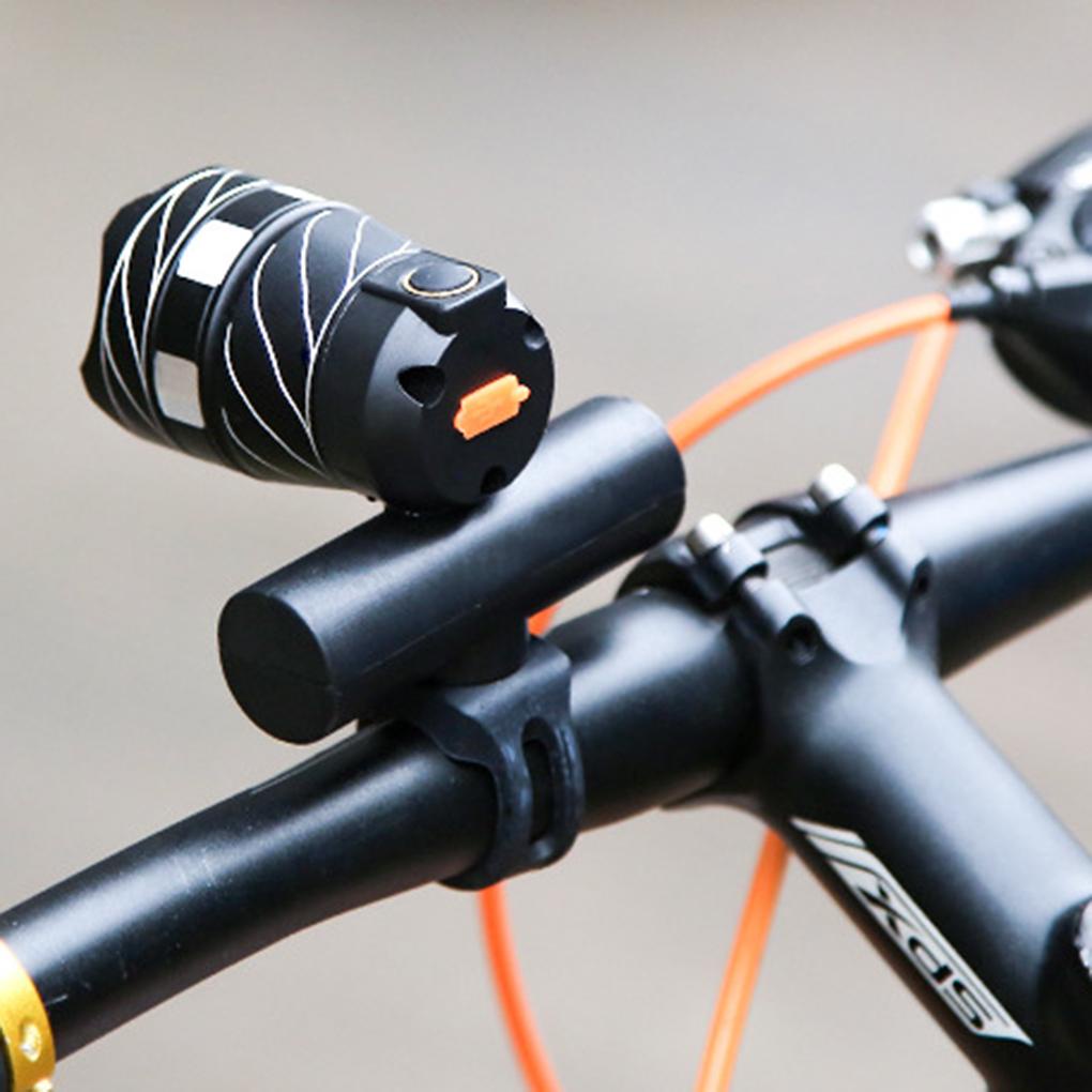 Đèn Pha LED XML T6 Cổng Sạc USB Chuyên Dụng Cho Xe Đạp