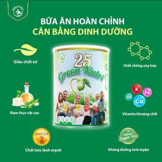 Combo 1 Thùng (6 lon 750gr/ 6 hộp 625gr) Sữa Hạt Ngũ Cốc 25 Green Nutri [Nhập khẩu]