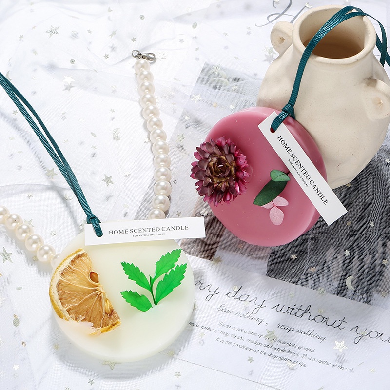 hộp quà tặng sáp thơm tròn tinh dầu trang trí đủ mùi giúp thơm khử khuẩn _ tinhhoatrathaomoc