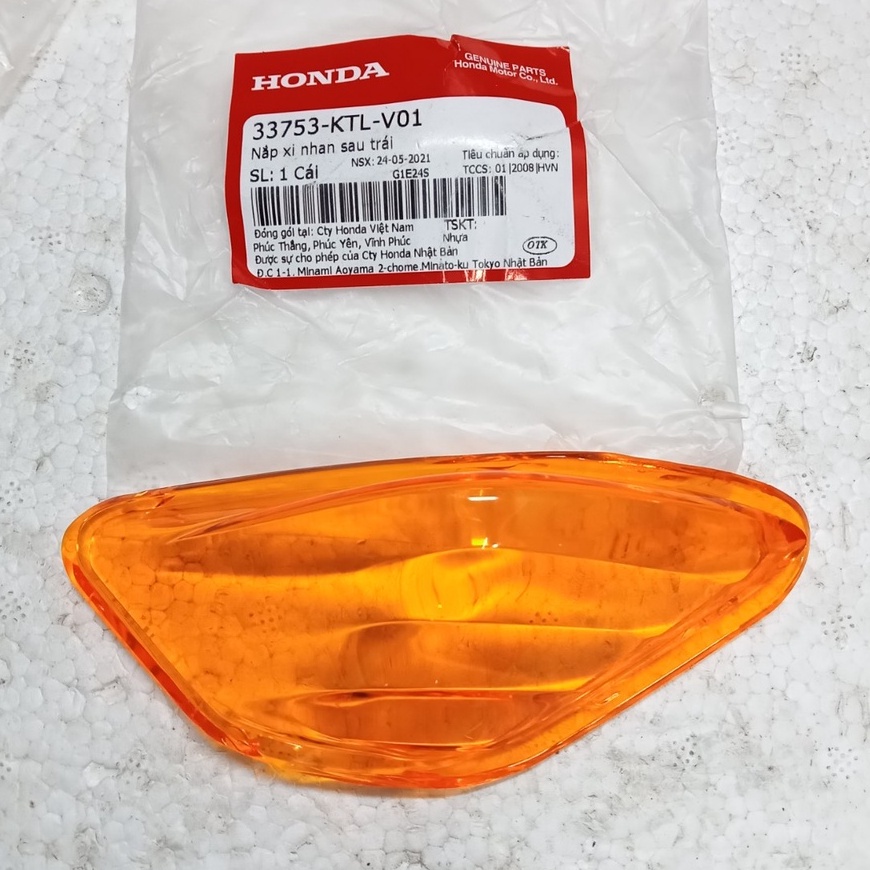 Nắp xi nhan cam trước sau Wave A 2006-2020 Hàng Honda Chính Hãng