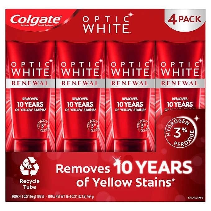 KEM ĐÁNH RĂNG COLGATE OPTIC WHITE RENEWAL Mỹ 116g