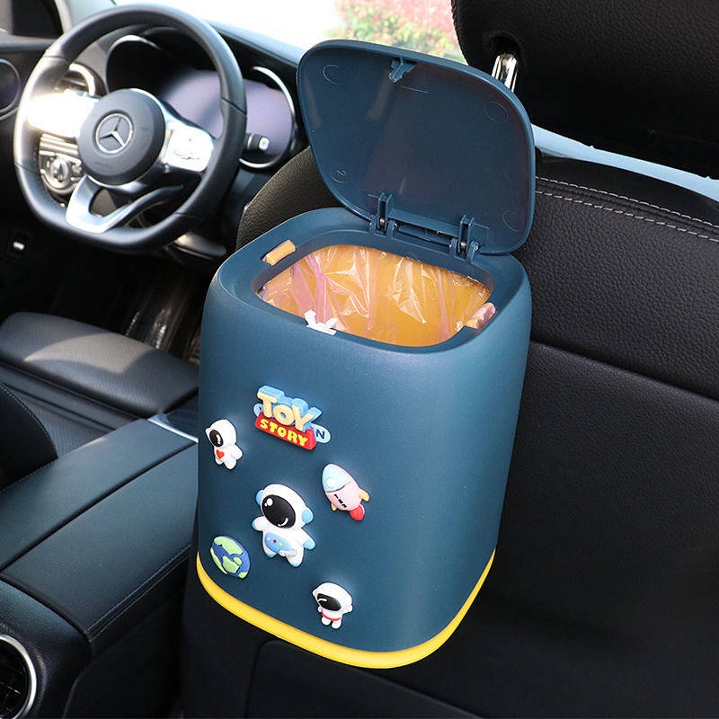 Thùng rác sáng tạo thiết kế dễ thương tiện dụng cho xe hơi 4c5X