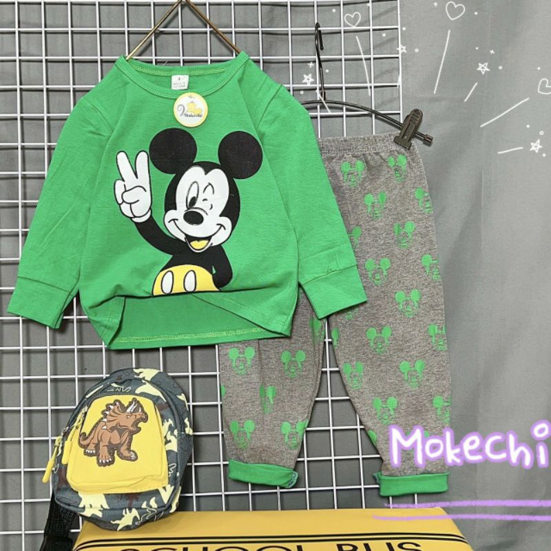 Bộ Dài Tay Bé Trai Cotton 4 Chiều Hàng Đẹp 8-20kg