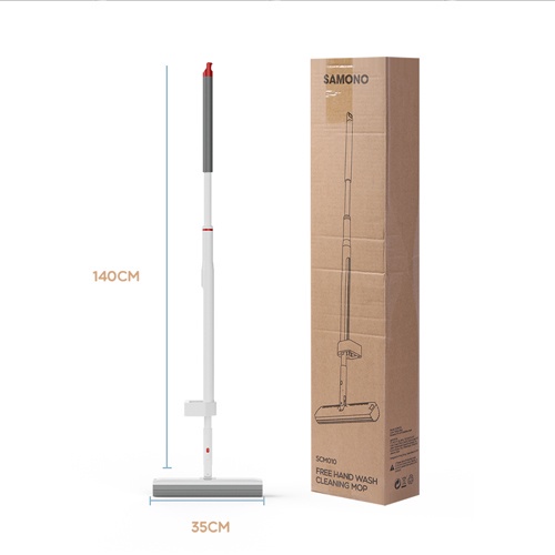Cây lau nhà tự vắt thông minh đầu vắt xốp PVA cao cấp SAMONO SCM010