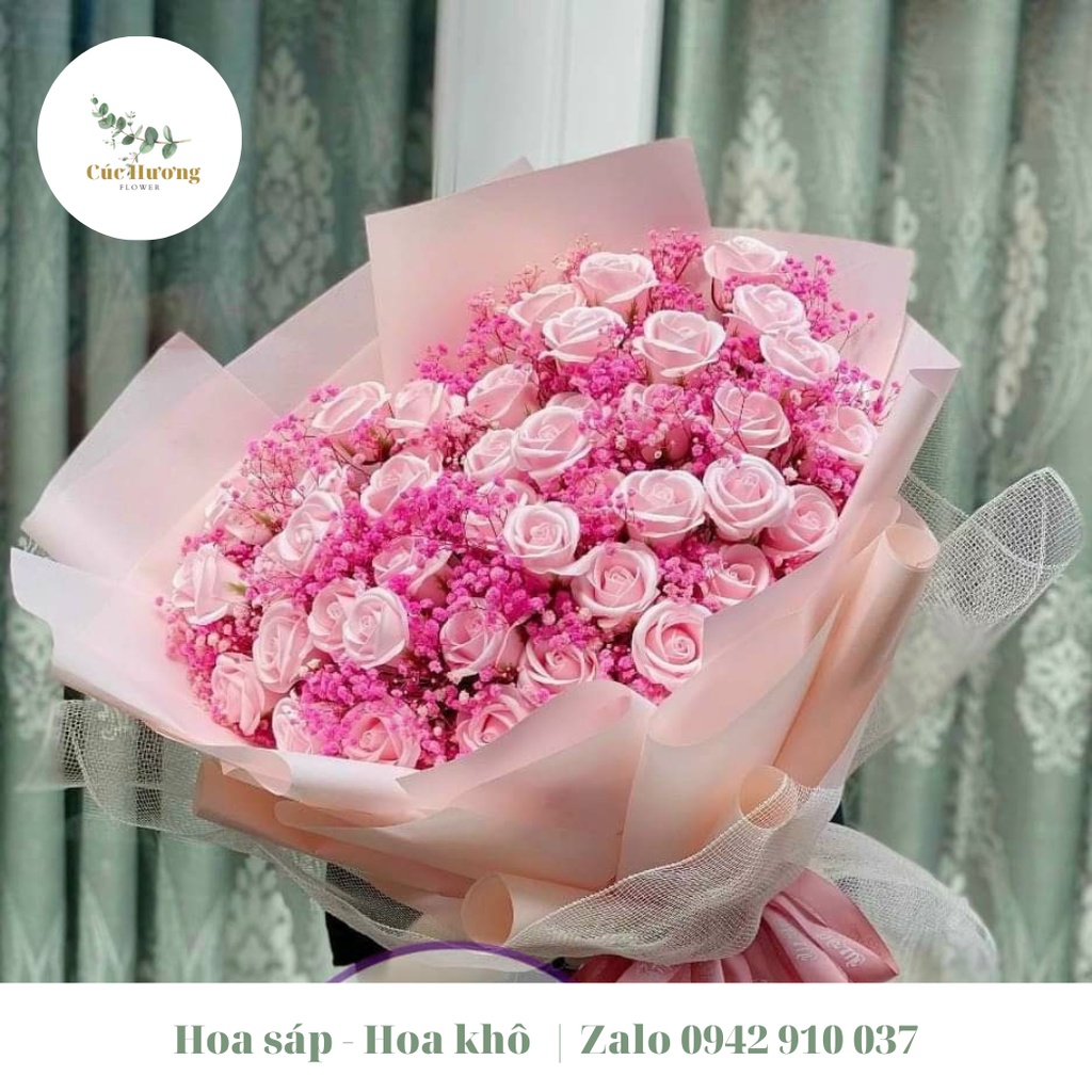 Hoa hồng sáp 4 LỚP