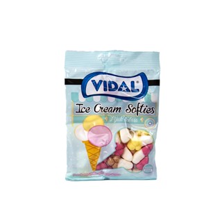 Gói kẹo dẻo trái cây hình cây kem dễ thương Vidal Tây Ban Nha 80g