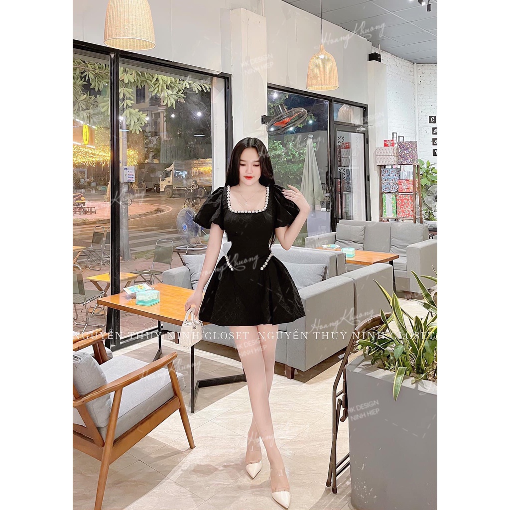 Váy đầm nữ dự tiệc sang trọng màu trắng đính ngọc cao cấp shop HK  Design dáng Ngắn vải xốp chuẩn form (Kèm video) | BigBuy360 - bigbuy360.vn