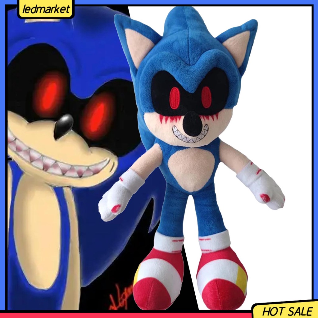 (Ledmarket) Gấu Bông Plush Đồ Chơi Thú Nhồi Bông Sonic Siêu Mềm Làm Quà Tặng Sinh Nhật Cho Trẻ Em