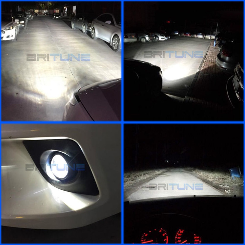 Đèn LED Sương Mù Chống Thấm Nước Thay Thế Dành Cho Xe Hơi Toyota Vios / Innova / Fortuner / Avanza / Camry / Corolla Bi-xenon H11