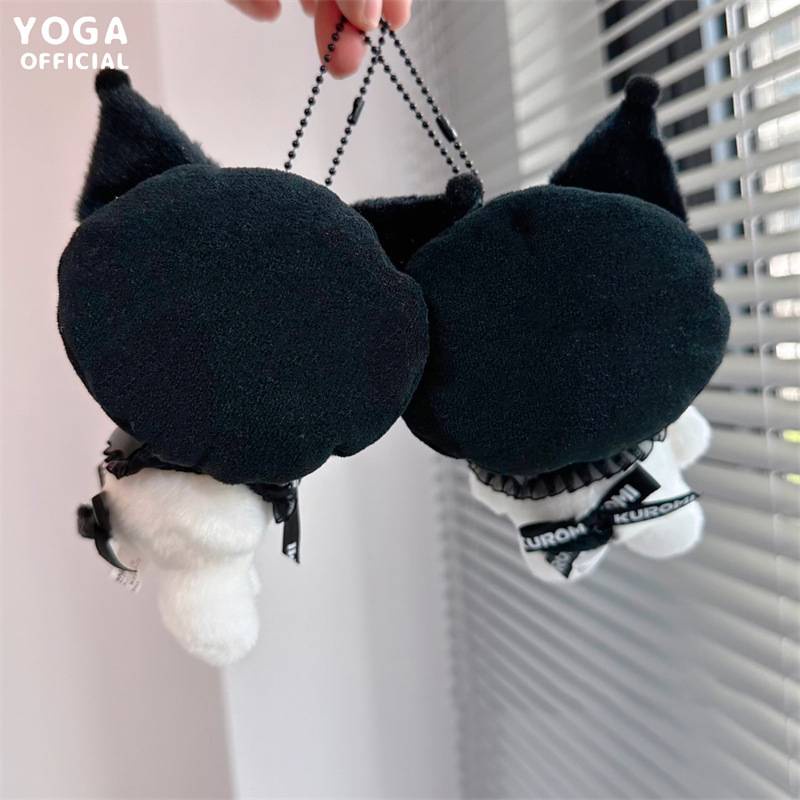 Sanrio Búp Bê Nhồi Bông Đội Mũ kuromi blalck Quà Tặng Cho Bé Gái # 1