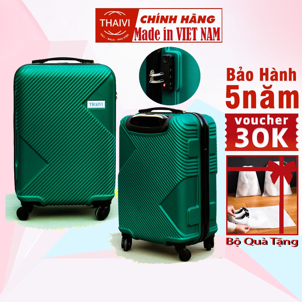 Vali du lịch, Vali kéo THAIVI Hàng chính hãng VIỆT NAM Bảo hành 5 Năm + Bộ quà tặng