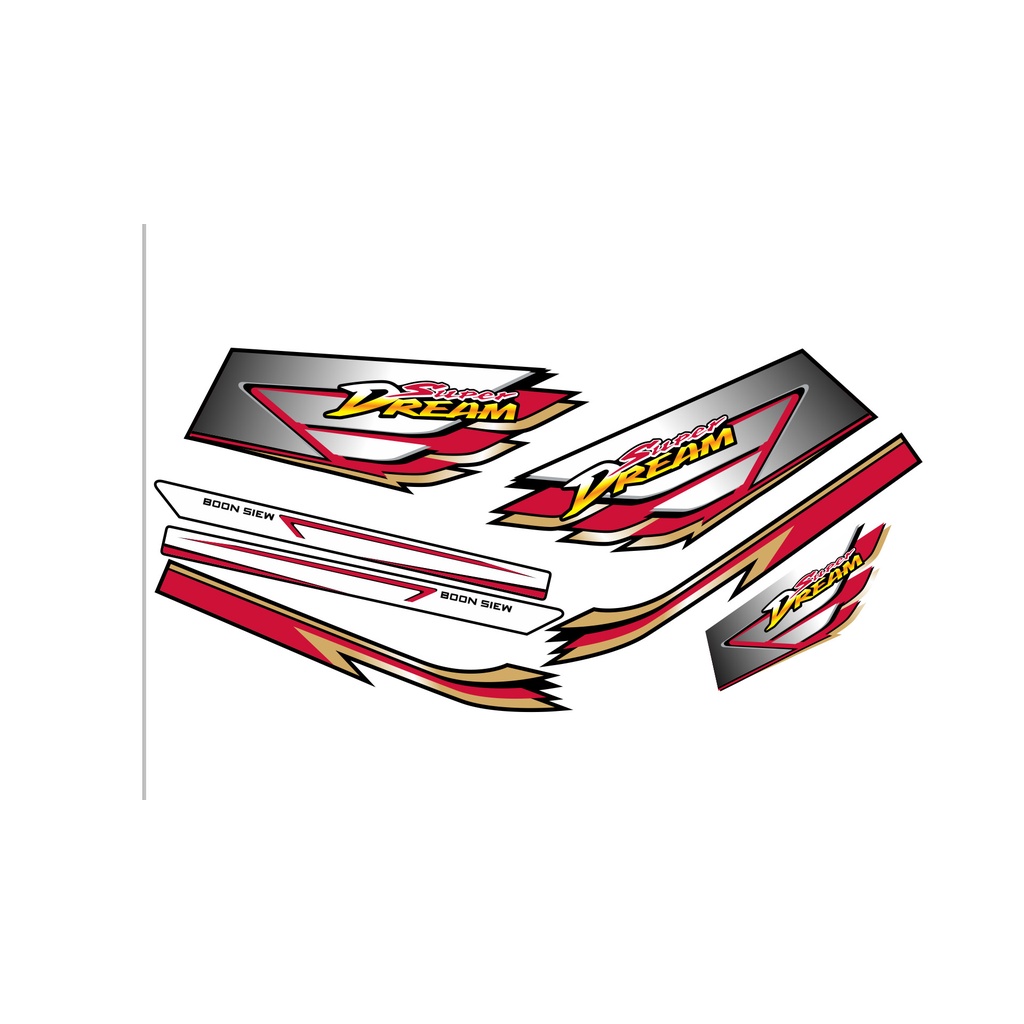 Tem rời supper dream, decal 3 lóp
