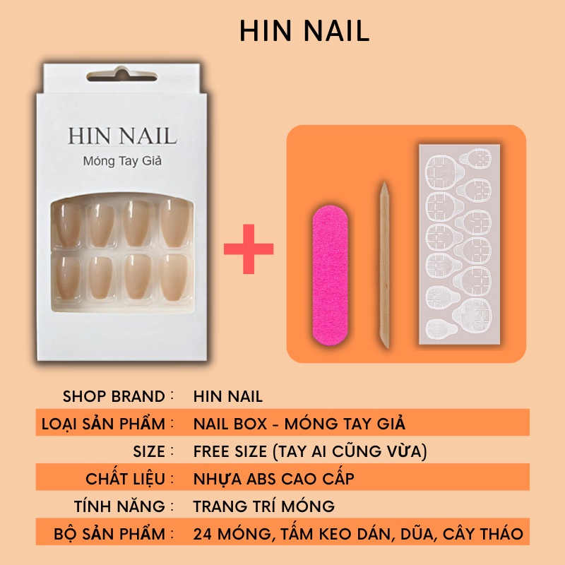 móng tay giả kèm keo form ngắn họa tiết viền xanh,trắng cá tính