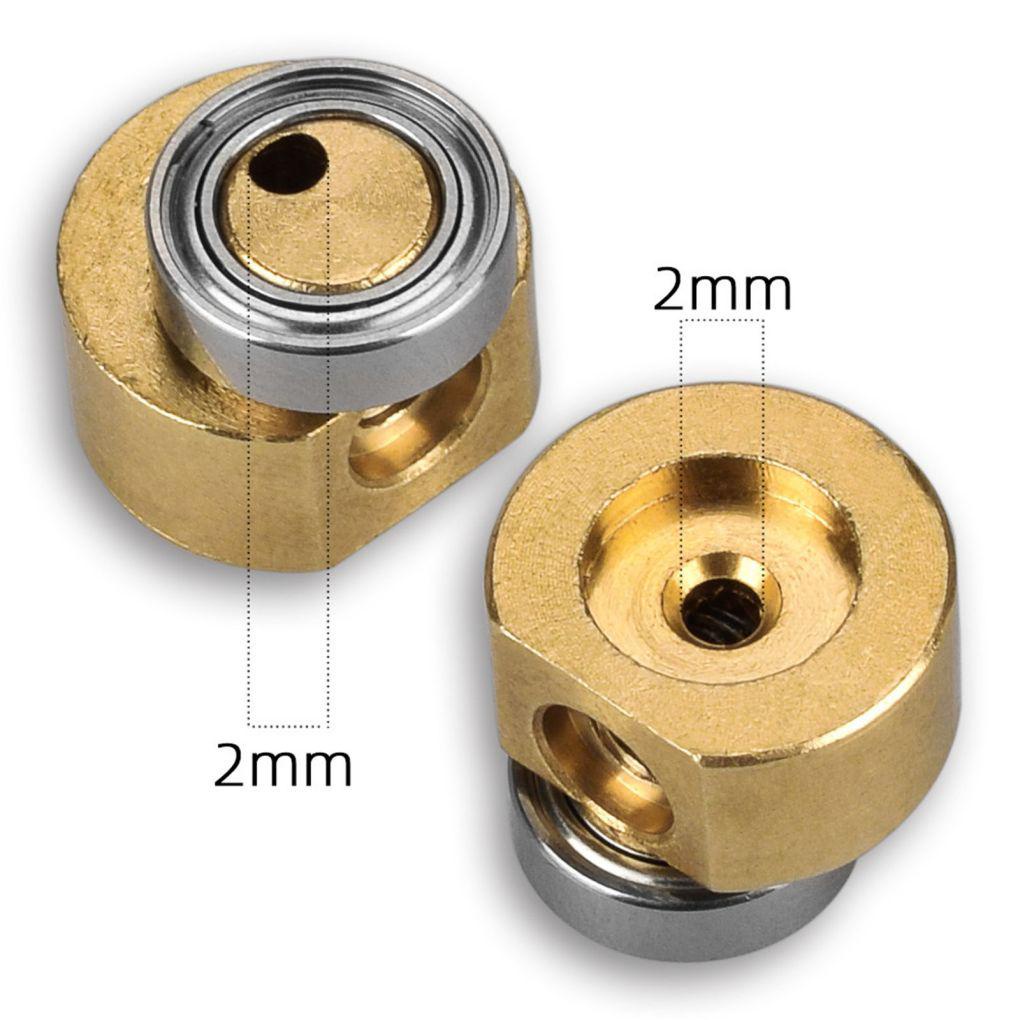 Bánh Xe Xoay Bằng Thép Không Gỉ 5mm Kèm Cờ Lê Lục Giác