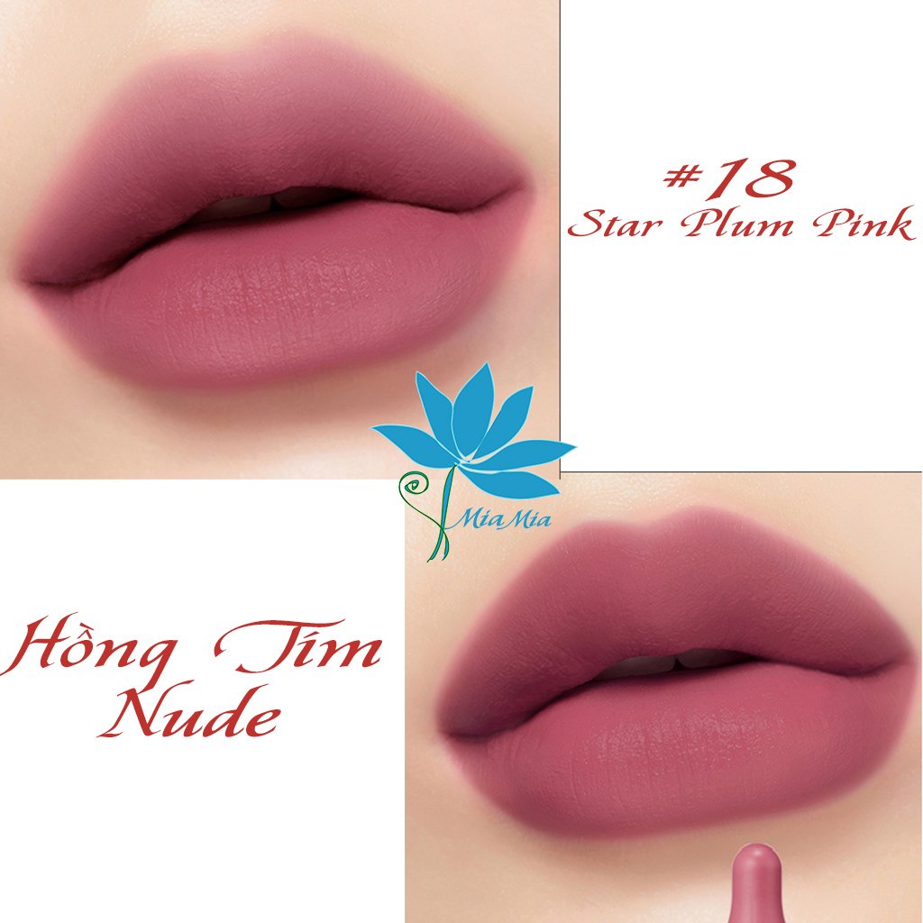 Son Ink Màu 18 Star Plum Pink Hồng Tím Nude Kem Lì Peripera Ink Velvet Lip Tint Mới Nhất [CHÍNH HÃNG]