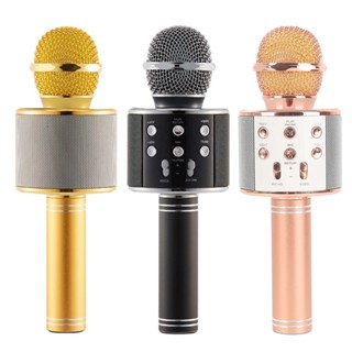 Mic Hát Karaoke Cầm Tay Không Dây - Micro Karaoke Bluetooth Bảo Hành 12 Tháng