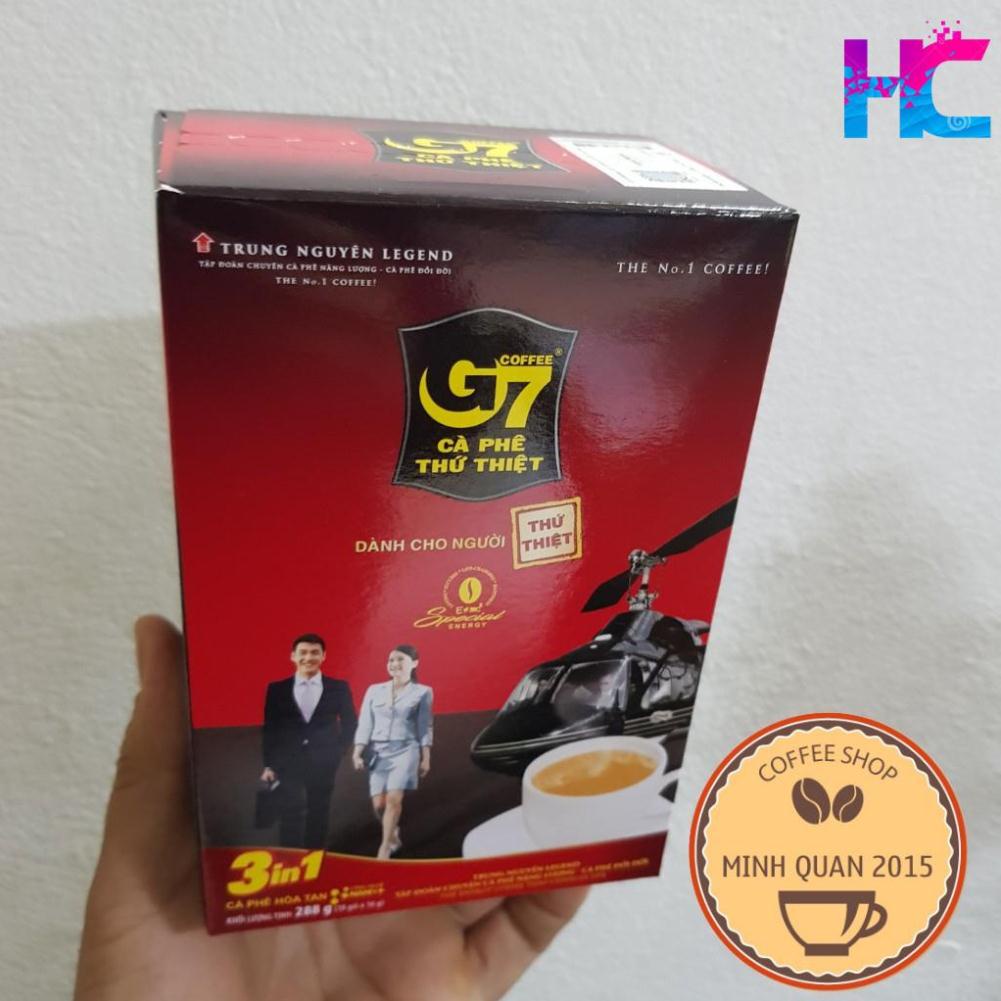 Cà Phê Sữa G7 3in1 Hộp 18 Gói Trung Nguyên