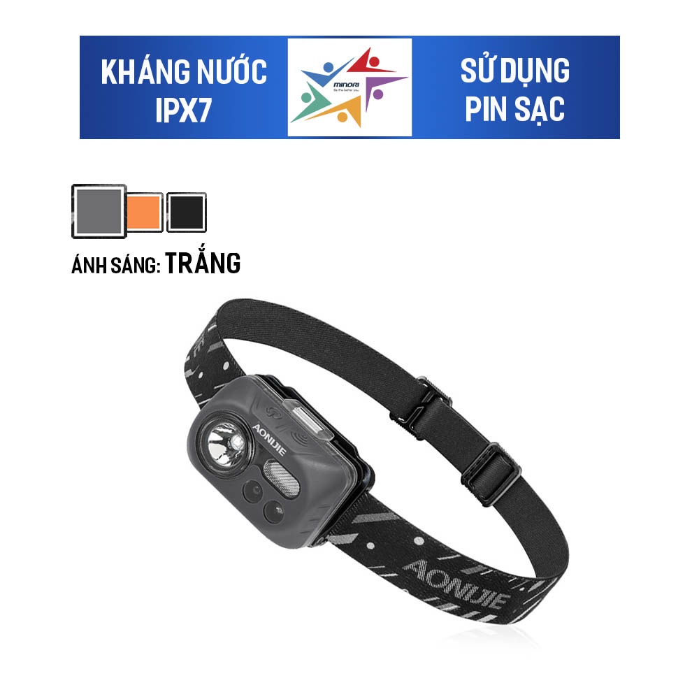 Đèn Pin Đeo Tay Đeo Đầu Thể Thao Aonijie