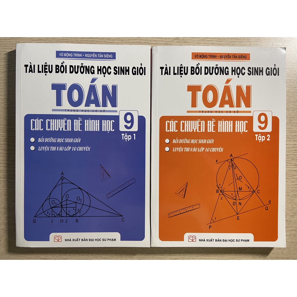 Sách - Combo Tài liệu bồi dưỡng học sinh Toán các chuyên đề hình học 9
