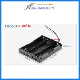 Đế Pin 18650 ( Đấu Nối Tiếp ) 1/2/3/4 Pin