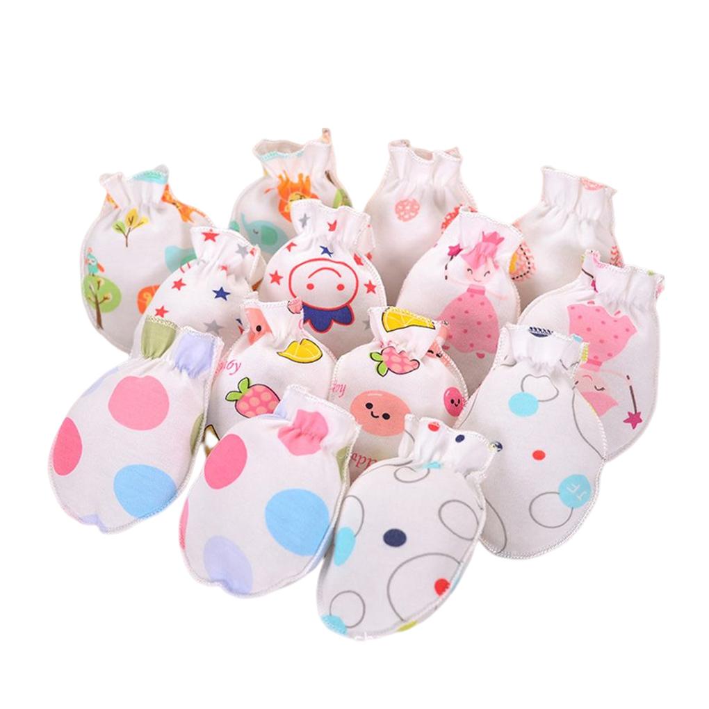 2 Đôi Găng Tay Chống Cào Xước Bảo Vệ Mặt Cho Bé