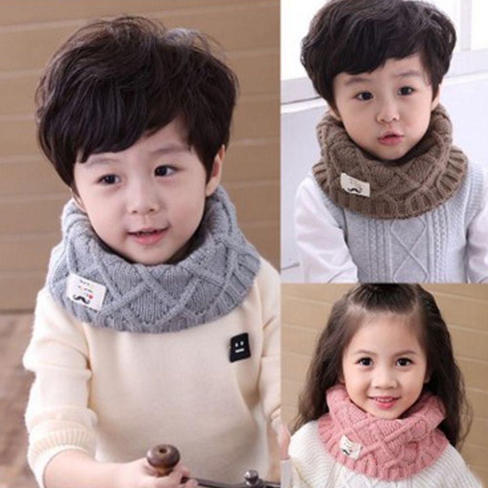 Rowan1 Cô Gái Ấm Cổ o-ring Quấn Khăn Choàng Bé Trai