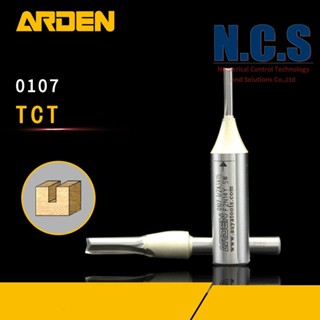 Arden 0107- Mũi dao phay gỗ CNC 2,3,4,5mm, 2 lưỡi thẳng TCT