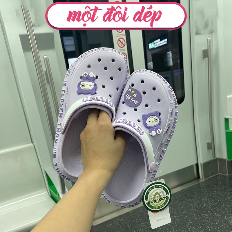 Sục Cross Mèo Con Heyun Hoạt Hình Đế êm Siêu Nhẹ Phong Cách Hàn Quốc