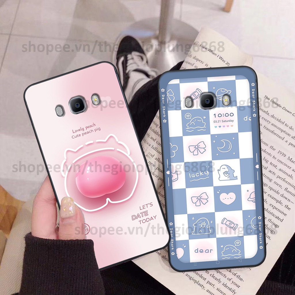 Ốp Samsung J5 / J7 2016 / J510 J710 in hình caro gấu vịt cute dễ thương, đầy đáng yêu