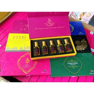 ( Sẵn 7 mẫu siêu thơm ) SET 5 CHAI TINH DẦU NƯỚC HOA DUBAI