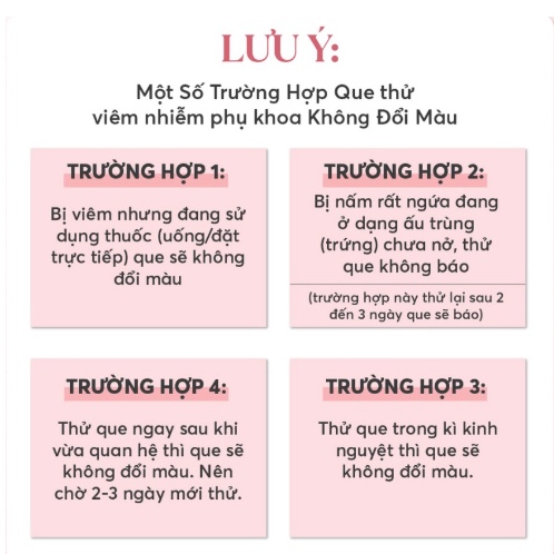 Que test viêm phụ khoa nhanh Thử viêm nhiễm âm đạo LAHUTU