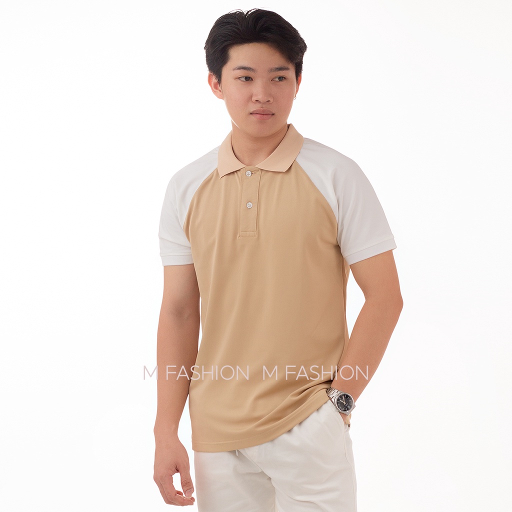 Áo thun polo nam cao cấp có cổ tay ngắn M Fashion cotton chống nhăn thoáng khí TH04