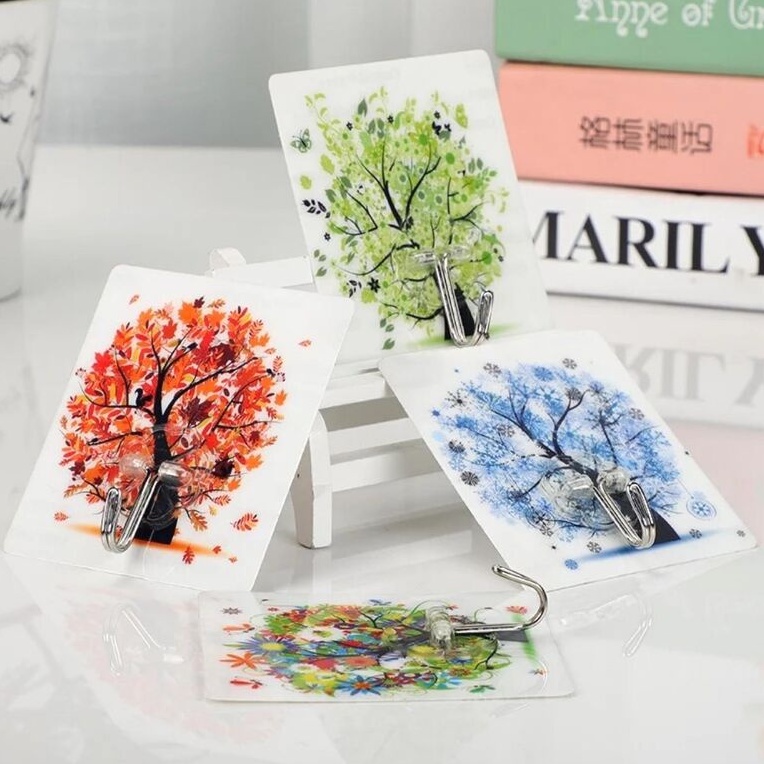 Móc Dán Tường Siêu Dính 3D Độc Đáo .